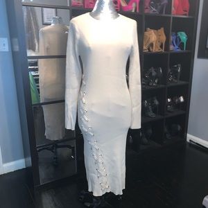 New with tags cream colored sweater dress